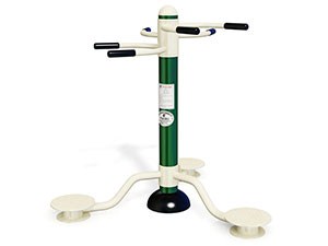 Equipo de gimnasio para actividades al aire libre Triple cadera Twister, Equipo para gimnasio al aire libre, Equipo fuerte para el parque TQ-JSQ007