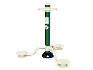 Parque usado equipo de gimnasio al aire libre Triple cadera Twister TQ-JSQ008