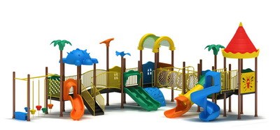 Los niños atractivos utilizaron el equipo del patio al aire libre para la venta TQ-HY327