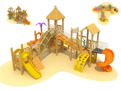 Nueva mejor serie de juegos de jardín al aire libre para niños TQ-MT524