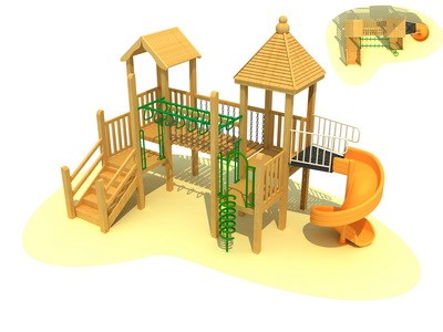 Nuevos proveedores de equipos para áreas de juego, sistema de juegos / equipos de juegos al aire libre en venta TQ-MT541