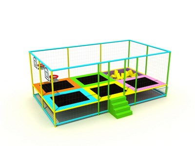 Trampolín de uso comercial / barato parque de trampolín interior KP-151216