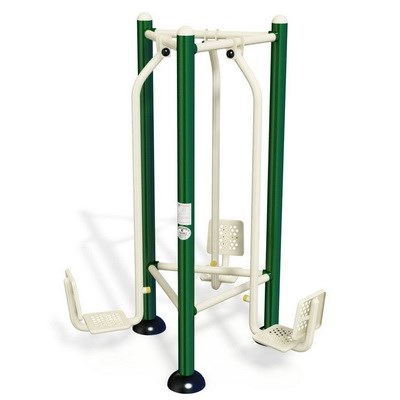 Equipo para ejercicios al aire libre Prensador de piernas con asiento triple TQ-JSQ058