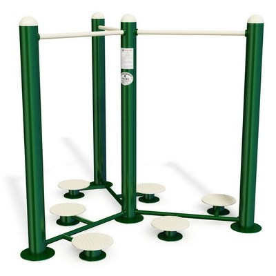 Cuerpo fuerte Equipo Doble cadera Twister Gimnasio Equipo de fitness TQ-JSQ075