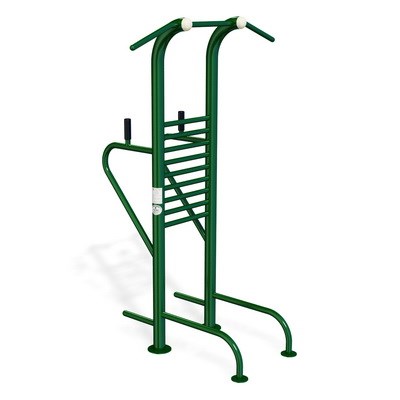 Equipo de gimnasia al aire libre TQ-JSQ082 del equipo del gimnasio del equipo del gimnasio del instructor multifuncional doble galvanizado