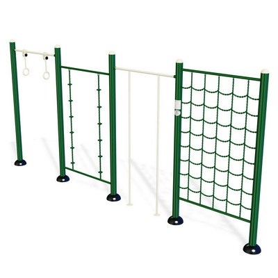 Equipo de fitness al aire libre con red de escalada TQ-JSQ117