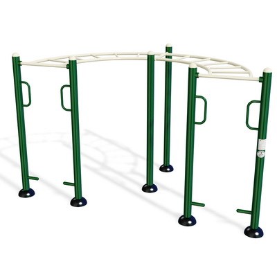 Equipo de ejercicio físico para ejercicios al aire libre, escalera curva superior TQ-JSQ105