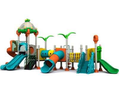 Equipo de juegos de exterior de plástico para niños Nature series en venta TQ-ZR87