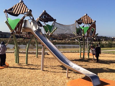Zona de juegos de Net Climber Tree House TQ-SWT015