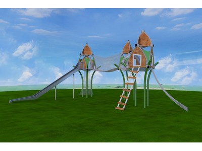 2018 más nuevo Fun Plastic Kids Outdoor Playground fabricante TQ-FB107