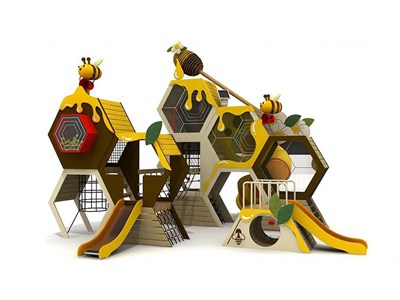 Patio al aire libre con escultura animal para niños TQ-FB116