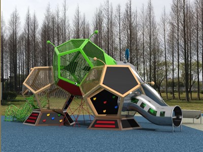 Muebles de jardín de infantes Plegable de plástico Tobogán al aire libre TQ-FB304