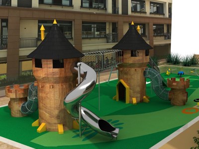 Juguetes para niños Zona de juegos para niños Fábrica TQ-FB307