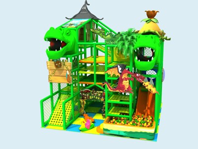 Patio interior plástico modificado para requisitos particulares de alta calidad de los niños grandes de la fábrica de China con el parque TQ-TQB170717T1 del trampolín