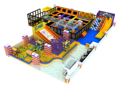 Fábrica barata fabricante de juguetes China niños juego suave interior patio TQ-TQB180301T14