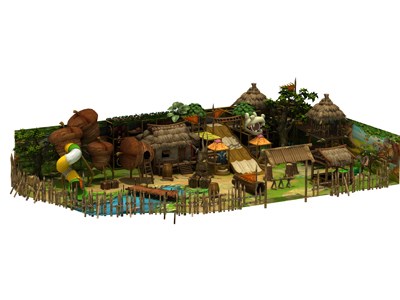 Área de juegos de interior de plástico ecológico TQ-TQB181115T2